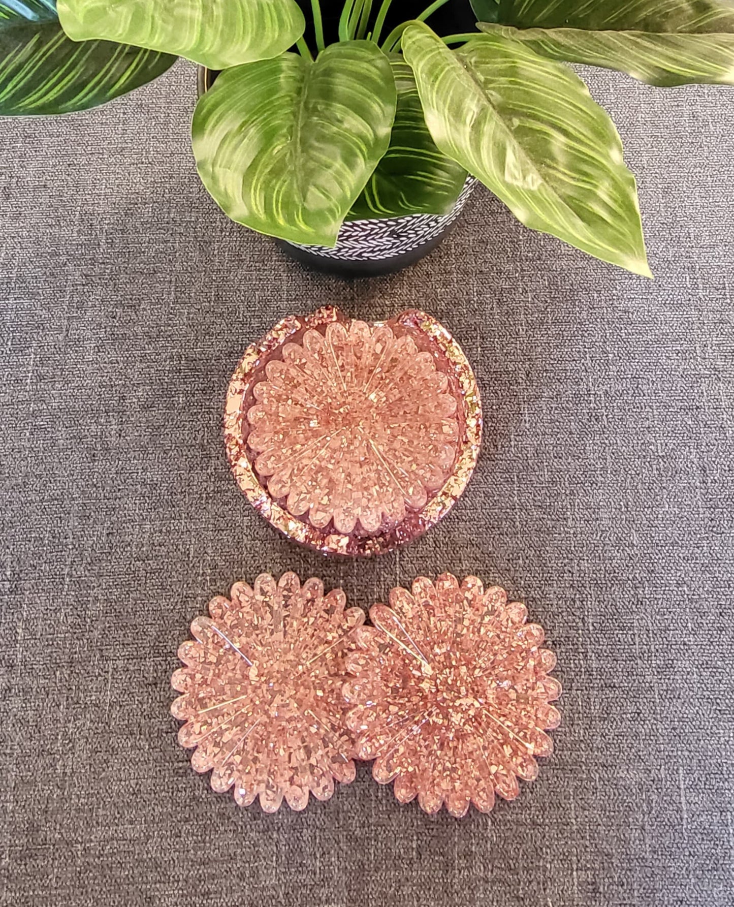 FLORAL THEMED COASTER SETS