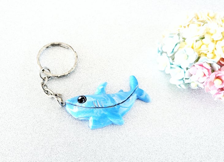 SHARK KEYRING/BAGTAG