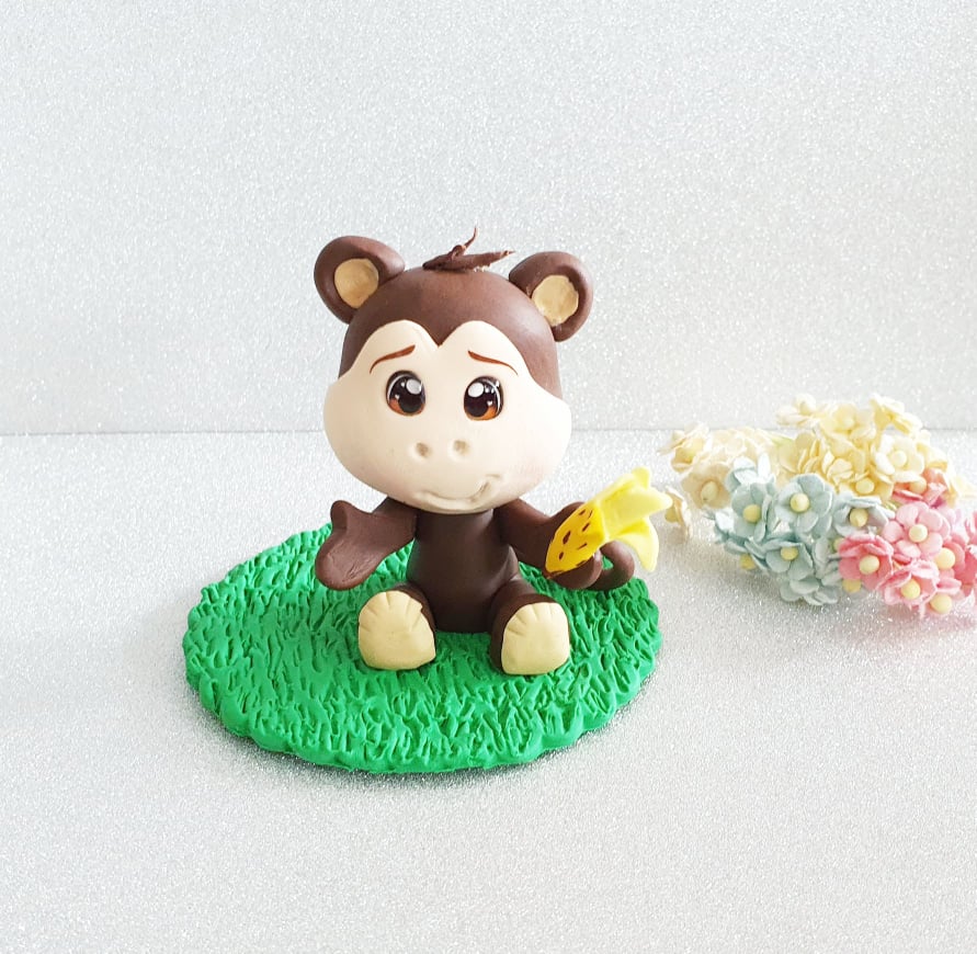 MONKEY CAKE TOPPER