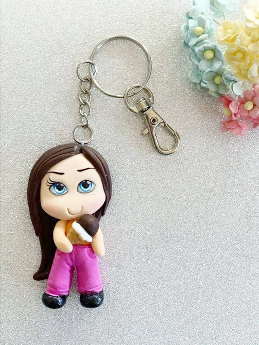 ICE CREAM GIRL KEYRING